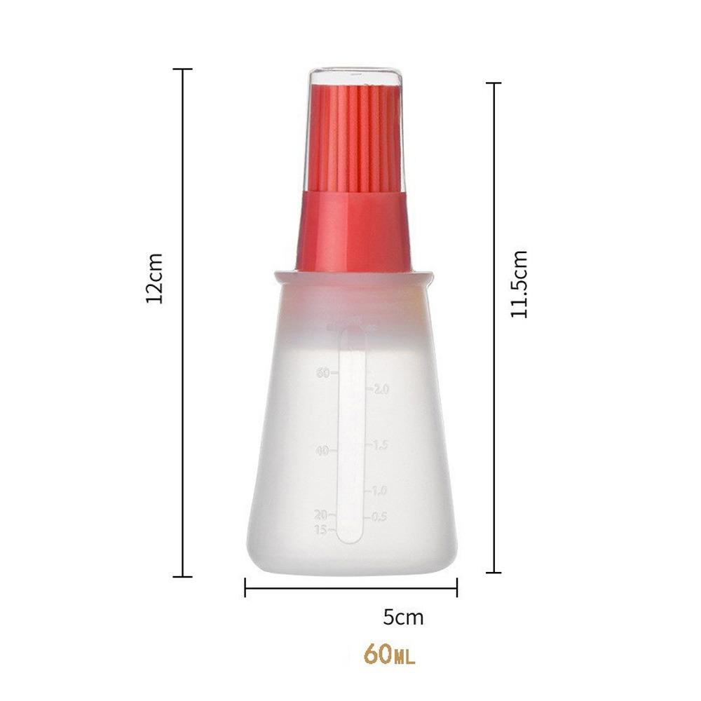 60ML Silicone Oil Brush Bottle Baking Brushes Cake Butter Bread Pastry Brush Outdoor BBQ Cooking Accessories Tool Kitchen Gadget