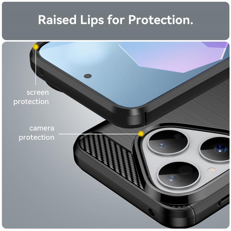 For Huawei Pura 80 Case For Huawei Pura 70 80 Pro Plus Cover Carbon Fiber Shockproof Silicone Bumper For Pura 70 80 Ultra