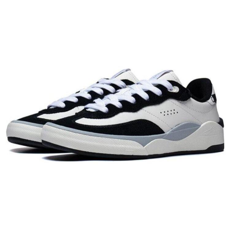 Li Ning Low top Skateboard Shoes Women's White Black AEPSA50-3