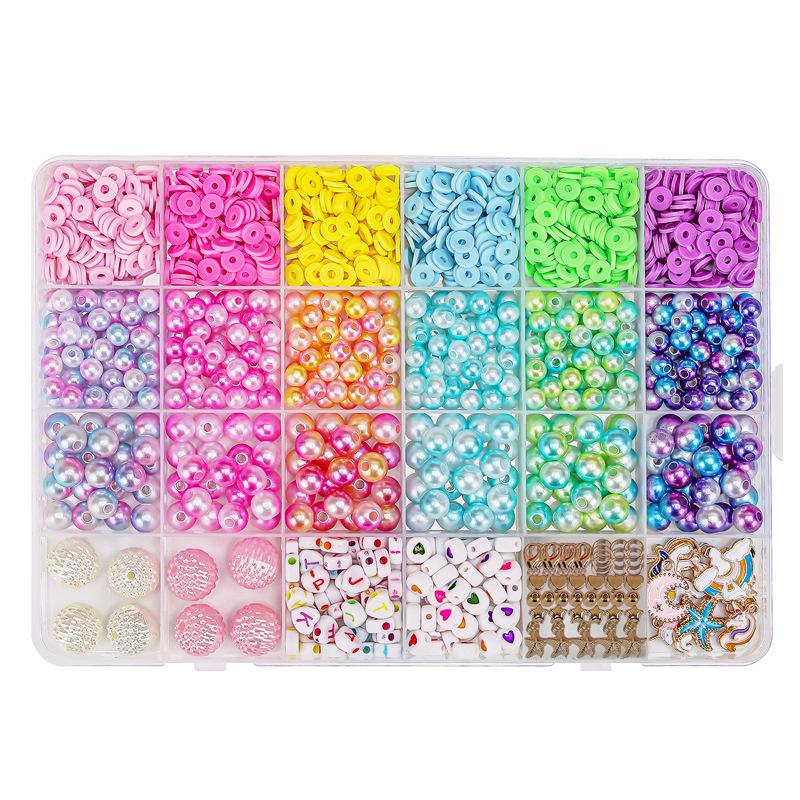 Beaded Diy Jewelry Unicorn Accessories Material Beads Handmade Beads Loose Beads Accessories Bracelet Full Set