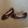 Sheepskin Version~ Retro Matte Leather Kinked Cross-strapped Sandals Women's New Summer Wear Versatile Flat-bottomed Cool Slippers