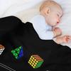 Gotta Solve 'Em All! Puzzles Throw Blanket Compact Warm Blanket for Car Road Trip