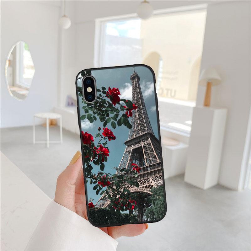 CJ57 France Paris Eiffel tower Phone Case for Samsung Galaxy S20 S21 S22 Ultra FE + Plus A21S A22 A24 A25 A26 A30 A30S A31