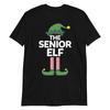 THE SENIOR ELF Unisex T-Shirt Family Funny Christmas Holiday Elves Matching xMas