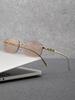 1pc Women'S Sunglasses Men'S Sunglasses Frameless Sunglasses for Men and Women Classic High-grade Fashion Sunglasses for Women.