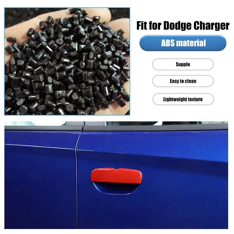 ABS Door Handle Decoration Cover Sticker Fit For Dodge Charger 2010 Up Exterior Accessories