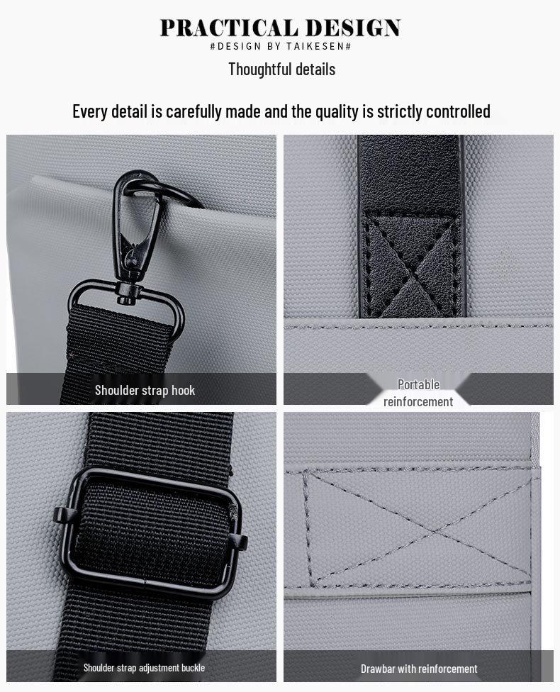 2025 Fashion Men's & Women's Lightweight Water-Repellent Briefcase Backpack with Large Capacity