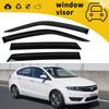 Compatible with 12 PROTON PREVE Models: Rain Visor Door Deflector, Car Window Shield, and Rain Eyebrow Decoration.
