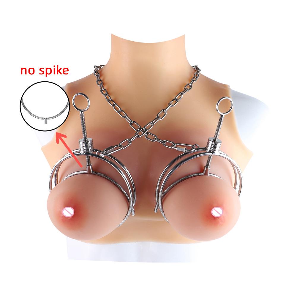 Nipple Breast Clamp Clip Chain Sex Pleasure Bondage Gear Breasts Clip for Women SM Bondage Clothing Restraint