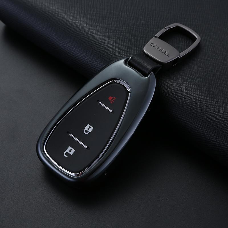 My GoodCar Car Style Soft Silicone Car Key Cover Case For Chevrolet Cruze Malibu XL TRAX EquinoX 2 3 4 5 Button Remote Key