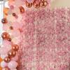Realistic Artificial Flower Wall Panels 60X40cm Rose Wedding Background  Birthday Party
