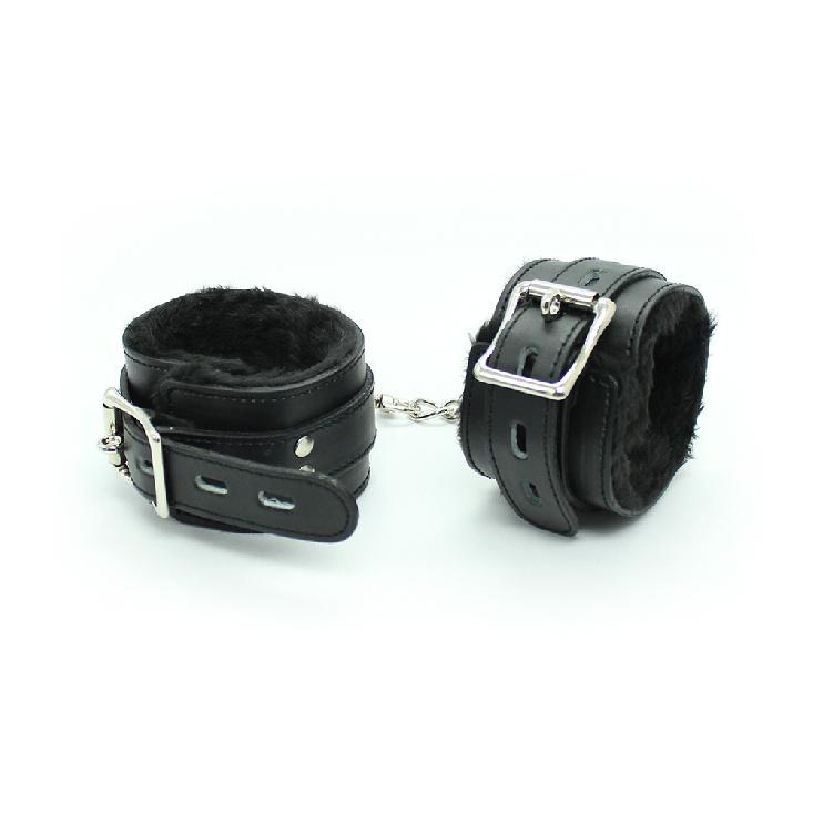 Collar Set Premium Bondage Set Plush Restraint Kits Luxury Collar Anklecuff and Handcuffs Submissive Sex Toy for Fetish Play Fun
