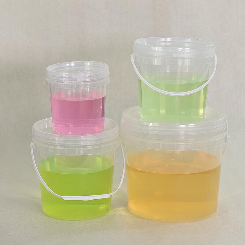 20L Transparent Plastic Water Bucket with Handle