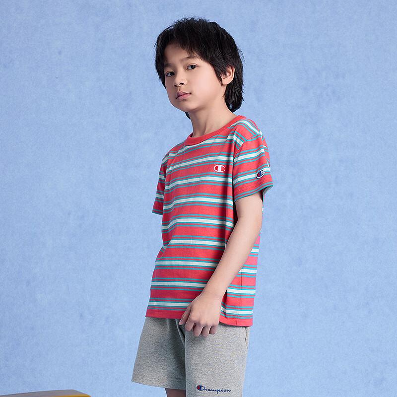 Champion Kids Embroidered Stripe T-Shirt 130
