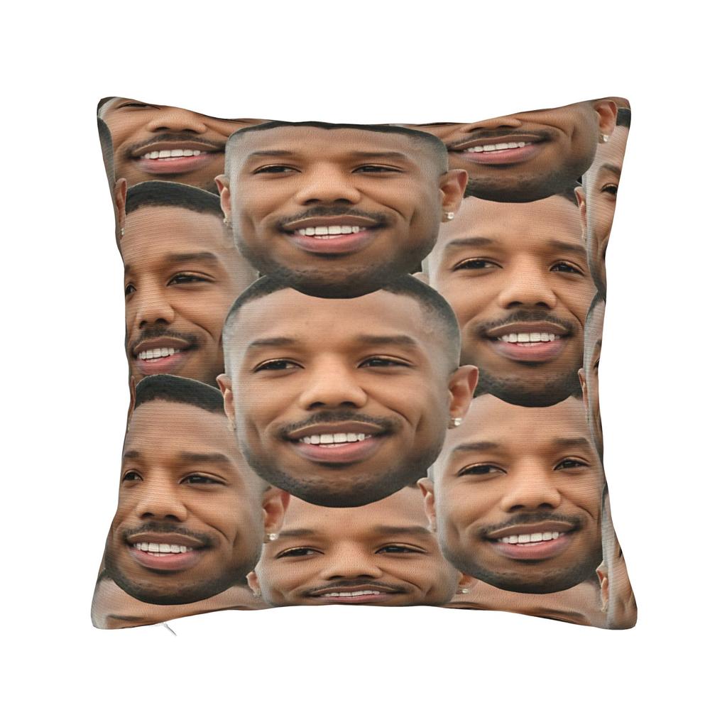 Michael B Jordan Pillow Cover  Comfy Cushion Cover Morden Pillow Case For Sofa Home Decoration