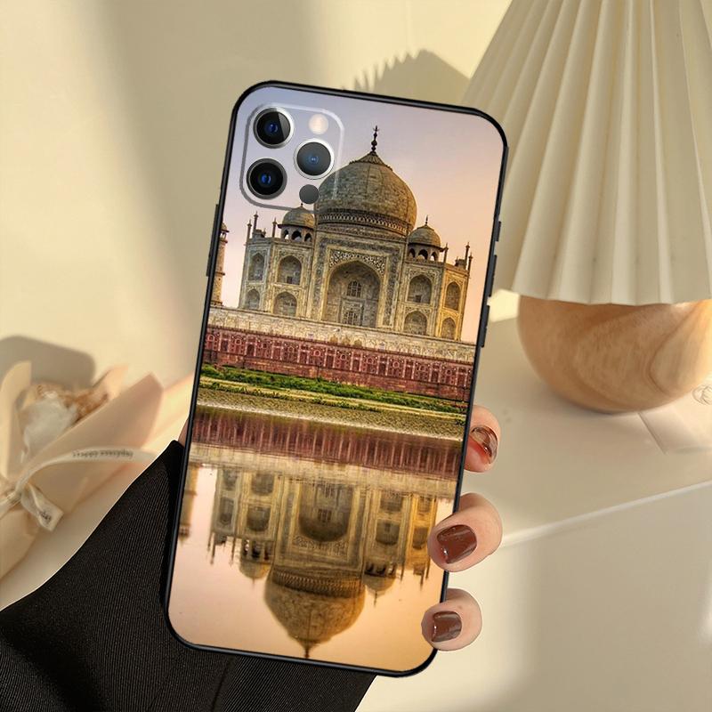 Taj Mahal India Mausoleum Phone Case For IPhone 18 13 16 15 11 12 14 17 Pro Max 12 mini 15 16 Plus 16e 17 Air Cover Funda