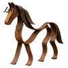 Creative Housewarming Gift Vintage Metal Horse Figurine Handcrafted Rustic Sculpture Art Statue Exquisite Birthday Present Modern Desktop