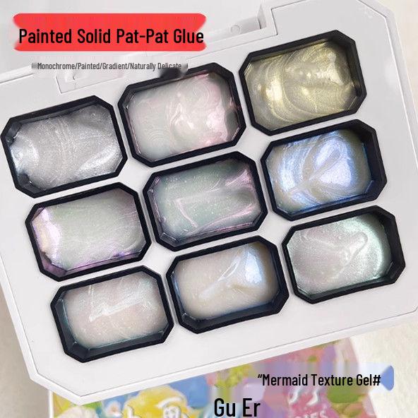 Pat-Pat Gel: New Wash-Free Gradient Nail Gel, 9 Whitening Colors