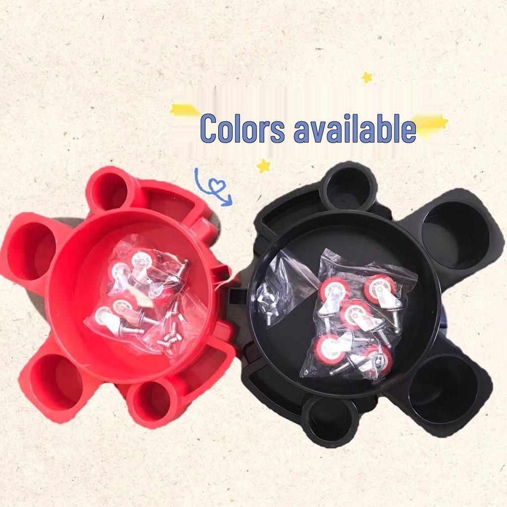 Car Wash Bucket Base with Integrated Pulley - Non-slip, Multi-use