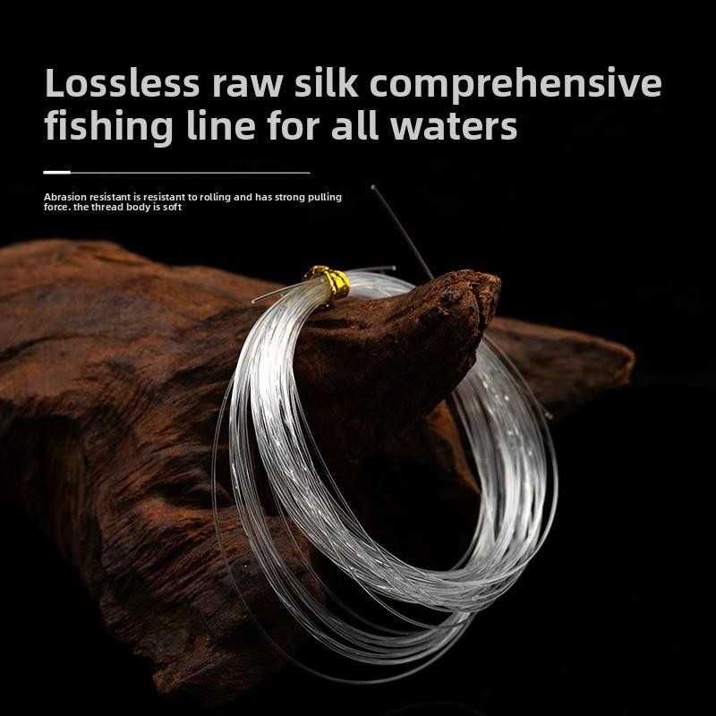 Outdoor Survival Fishing Accessory Tool Set, Line Set, Fishing Gear, Fishing Line, Bionic Bait 3-Piece Set