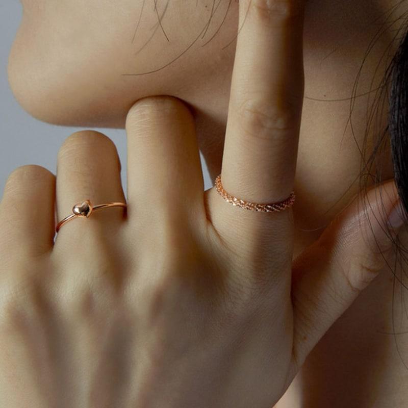 JUDY AND PAUL [925 Silver] Ariella Daily Point Chain Ring