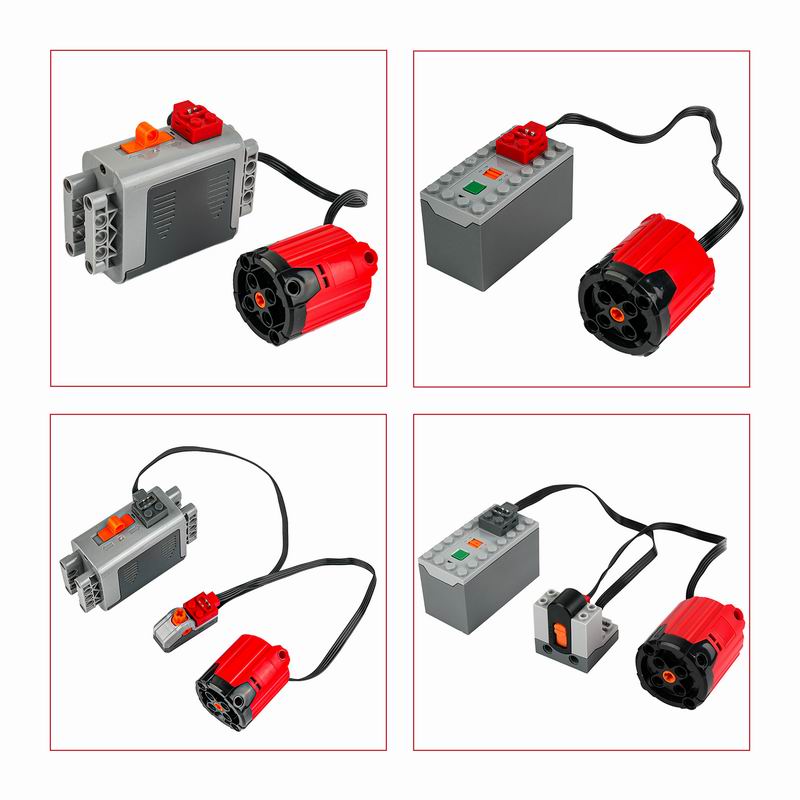 8882 XL Motor Rot PLus Bausteine MOC Technik Teile Power Functions Power Motor für logoeds DIY Auto LKW Power Up