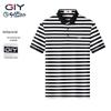 Goldlion Herren gestreiftes Poloshirt mit Kragen