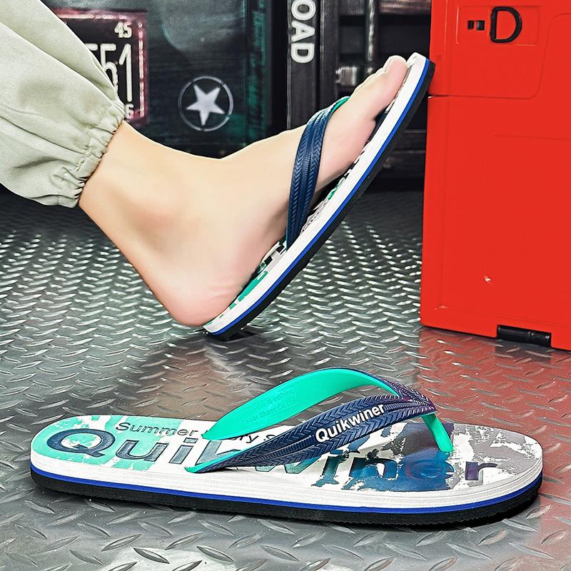 Módní pánské žabky Letní pantofle pro muže Venkovní plážové Pánské ležérní sandály Osobnost Lehká Protiskluzová Pánská obuv Móda
