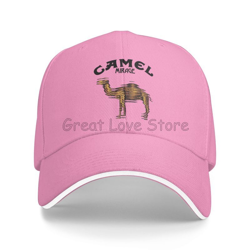 Kamel Mirage Band Druck Baseballkappen Unisex Verstellbar Sandwich Hut Vintage Outdoor Sommer Reise Sonnensnapback Kappe Dropshipping