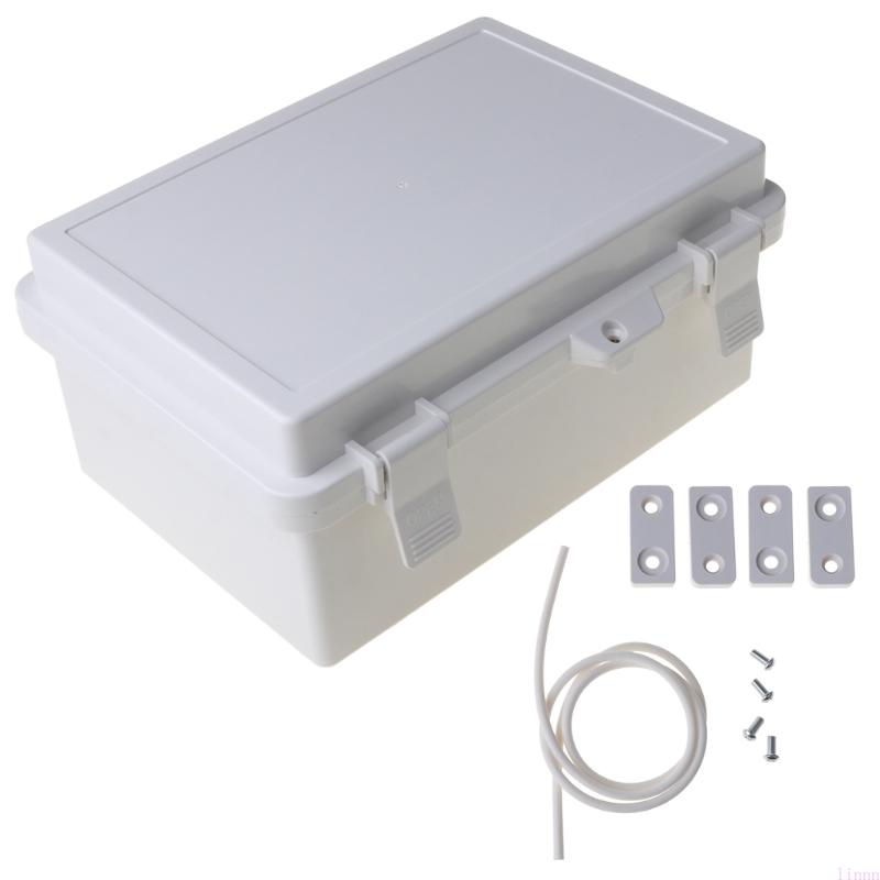 

IP65 Waterproof Electronic Junction Box Enclosure for Case Outdoor Terminal Cabl сірий колір