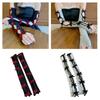 Flocking Bowknot Arm Sleeves for Women Teens Girl Elegant Hollowed Out Decorative Sleeves JK Arm Decors Party Oversleeve