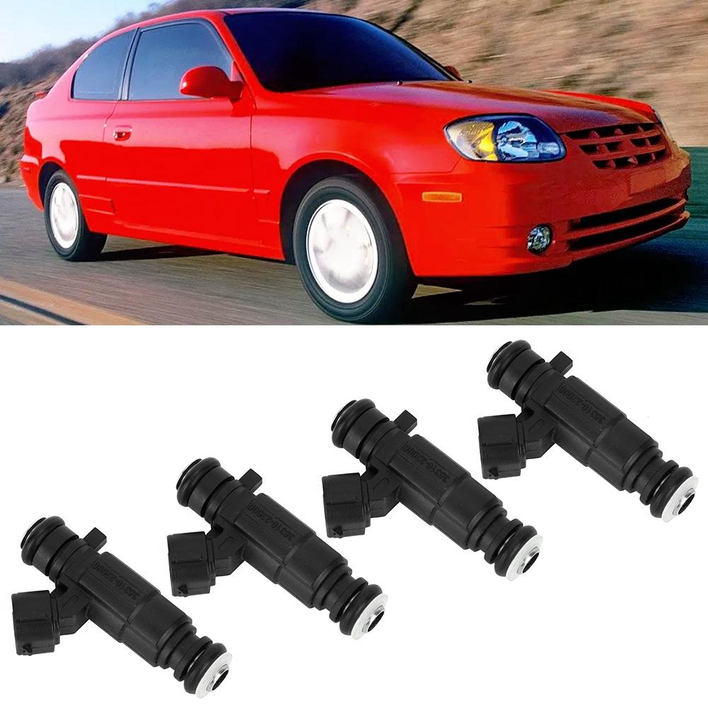 4 Stück Kraftstoffeinspritzdüse Ersatzteile 35310 22600 Passend für Hyundai Accent 2000 2005