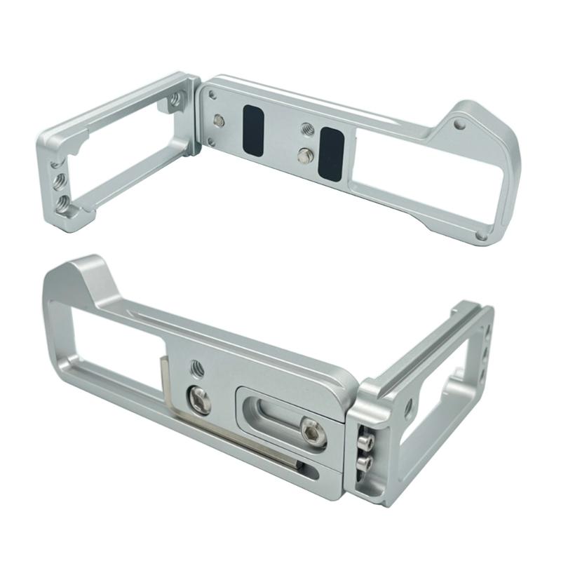 X-T5 Camera Quick Release QR L Plate, Anti Slip Metal Holder Hand Grip, Aluminum Aloy
