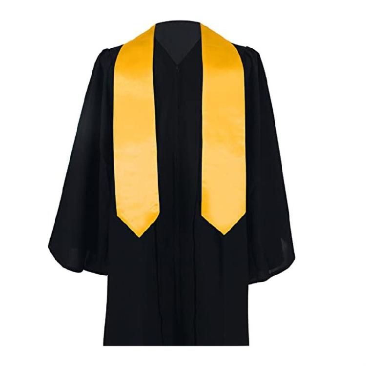 1/3 Pezzi Stola Accademica Multiuso Per Cerimonie di Laurea e Conferenze Tessuto Morbido Cerimonia Nastro Onorevole