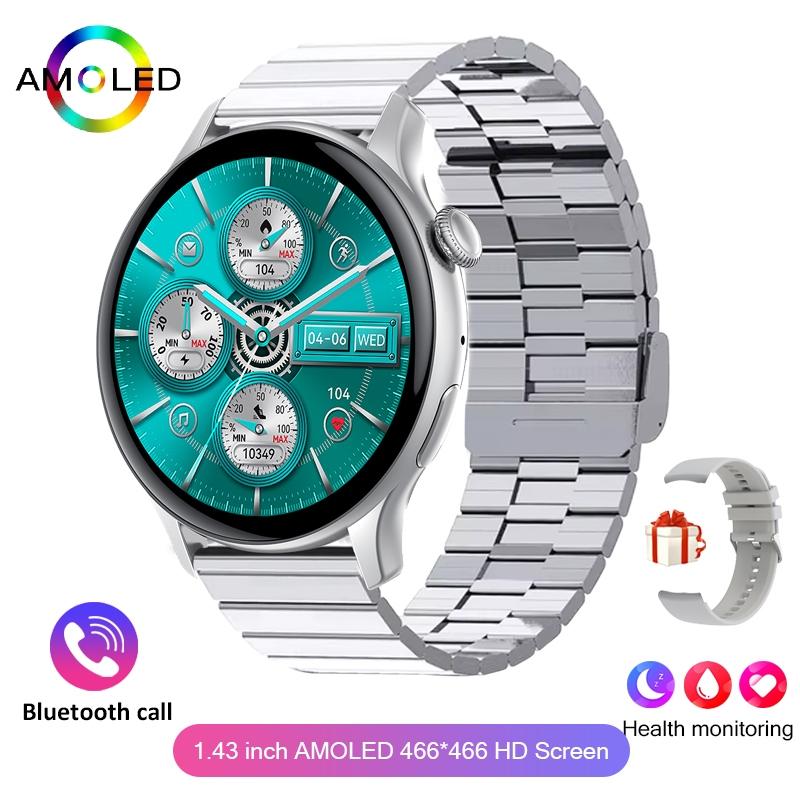 New NFC Bluetooth Call Smart Watch Women Always-On Display Time Fitness Tracker True AMOLED Fashion Smartwatch for Women
