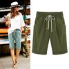 New Summer Casual Pants For Women, Thin Cut, Outerwear, Mid Length Pants, Plus Size Women'S Clothing