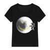 Make a Smile Print Pattern Children's Cotton T-Shirt Men Girls Clothing Summer Fashion Casual Short Sleeve Streetwear Kids Top