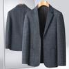 Men's Blazer Coat Fashion Middle-aged Business Casual Professional Wear Casual Loose British Style Sub-trend Four Seasons Suit