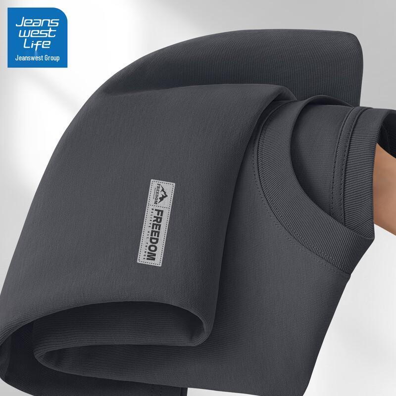 JEANSWEST LIFE Men s Loose Fit Combed Cotton Long Sleeve T-Shirt 3XL