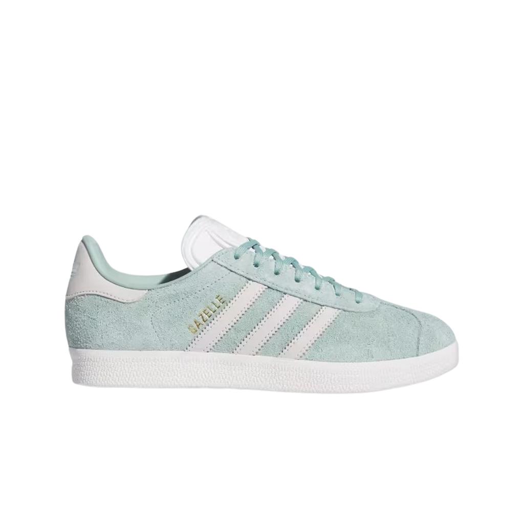 (w) Adidas Gazelle Hazy Green Off White Cloud White