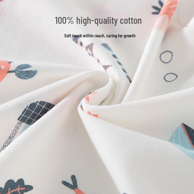 Qiaojiao Duck Kids' Summer Cotton Pajama Set