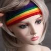Colorful Rainbow Tennis Headband Elastic Fitness Wrist Brace Yoga Wrist Wrap  Wrist Protector