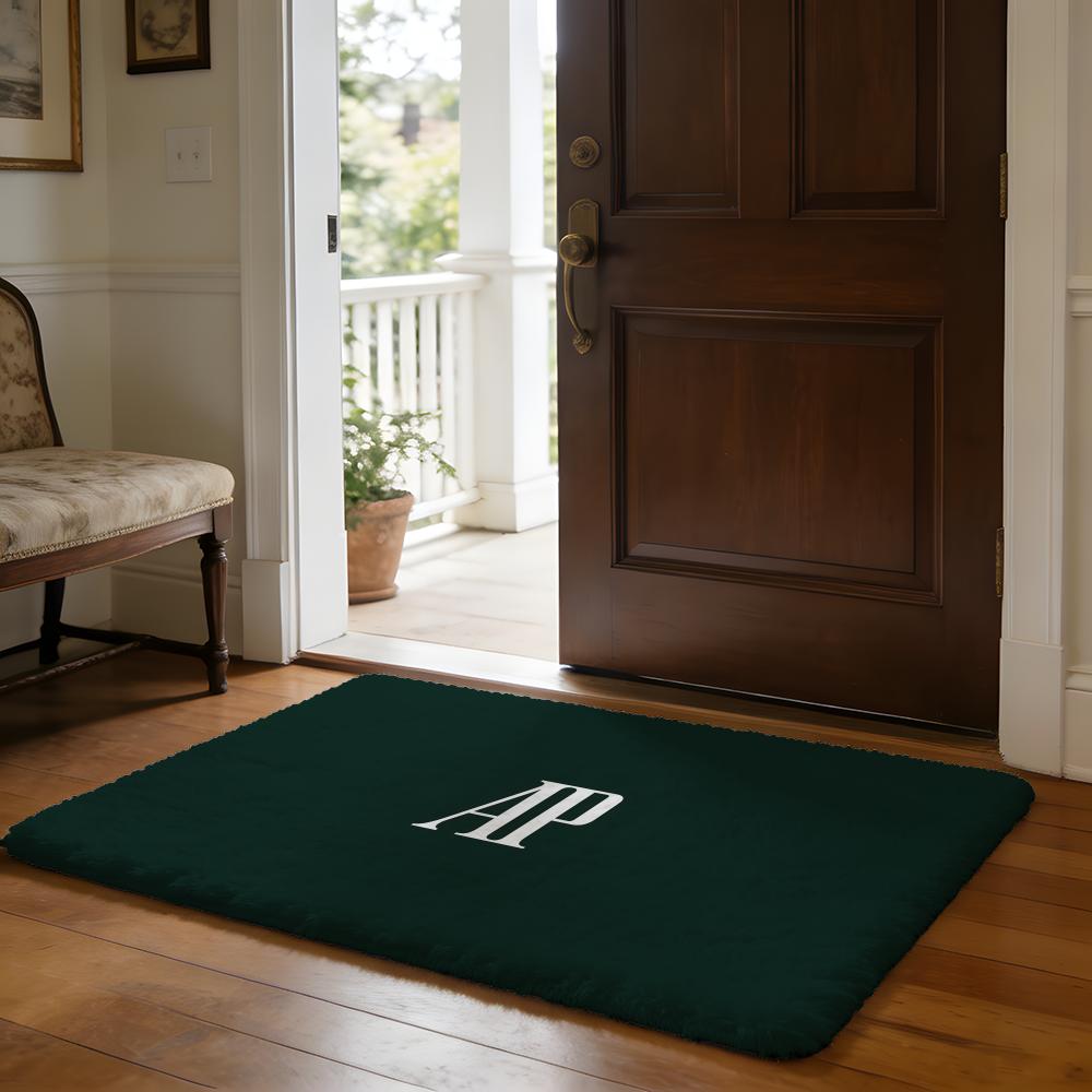 

Floor Mat Soft Flannel Rug Non-Slip Absorbent Mat for Bathroom Bedroom Home Decor A-Audemars P-Piguet 50x80cm