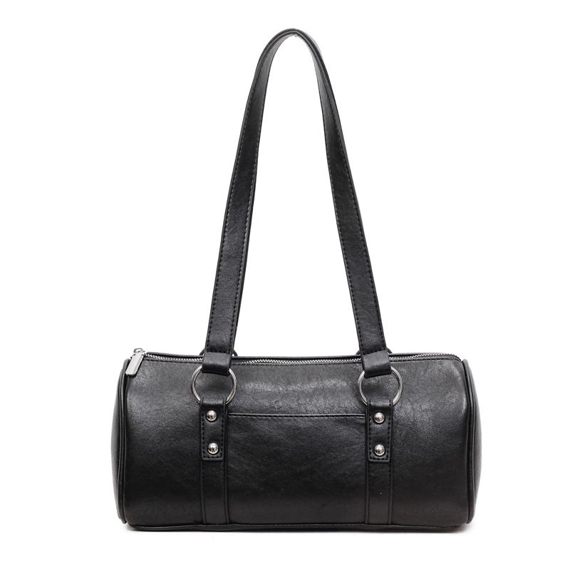 Retro Solid Color Women's PU Leather Pillow Shoulder Bag 2026 New Trend Simple Underarm Bag for Daily Use Handbags and Purses