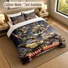 Custom Name Text Bedding 3Pcs Set,Teenage Mutant Ninja Turtles 1 Duvet Cover 2 Pillowcases Soft Bed Linen For Gift