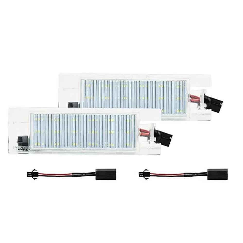 

Светодиодная лампа для автомобиля без ошибок Canbus, светодиодная подсветка номера для Fiat Multipla Croma Grande Punto Tipo 356 Punto Seicento 1998–2011