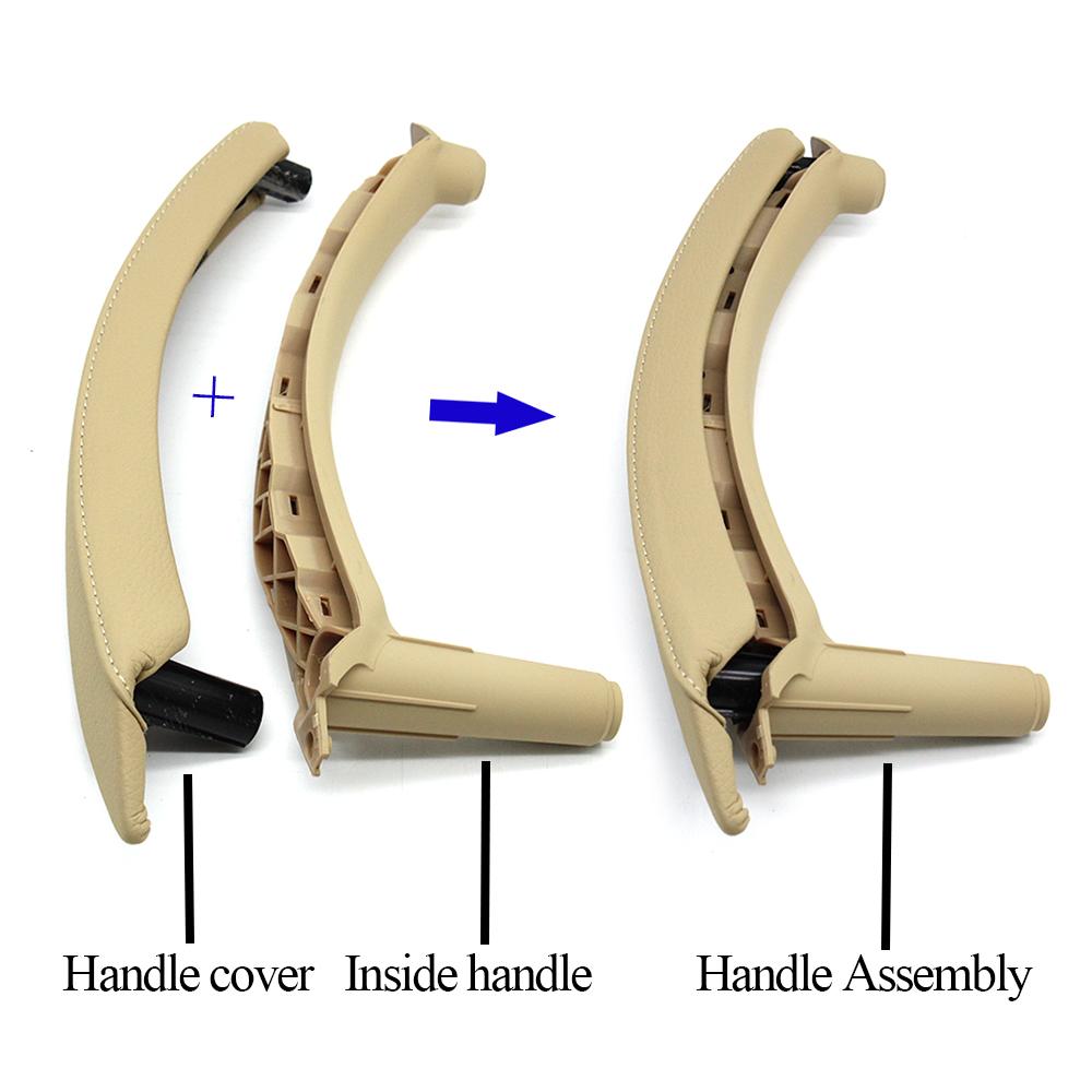 E70 E71 E72 Schwarz Türarmlehne Hauptbedienfeld Fensterheber Abdeckung Leder Zuggriff Baugruppe Ersatz Für BMW X5 X6