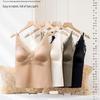 2026 Spring Women's Satin Lace Seamless Criss-cross V-neck Strappy Top