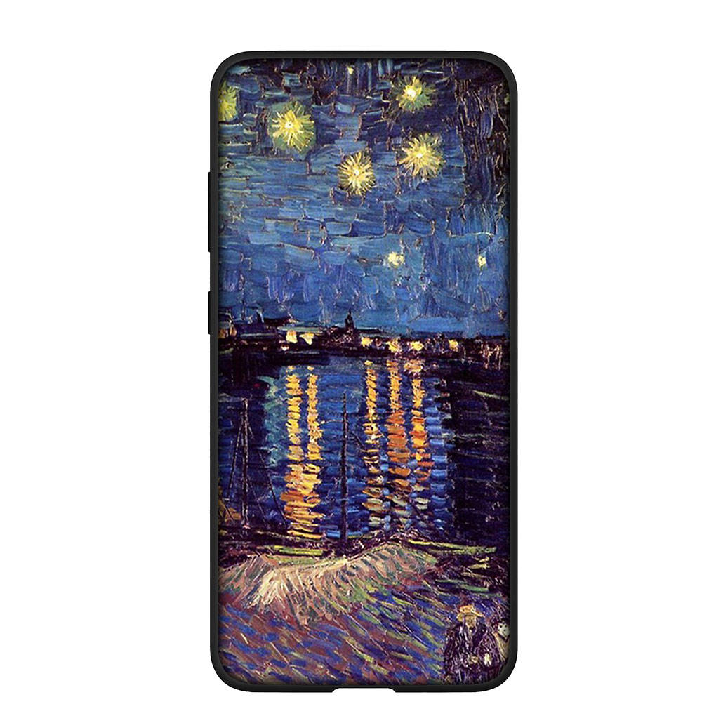 Phone Case for Samsung Galaxy S25 S24 S23 iPhone 16 15 Xiaomi Redmi Note 14 13 12 16E X 11 Pro OPPO Moto Huawei Wallpaper Van Gogh Starry Night Cover