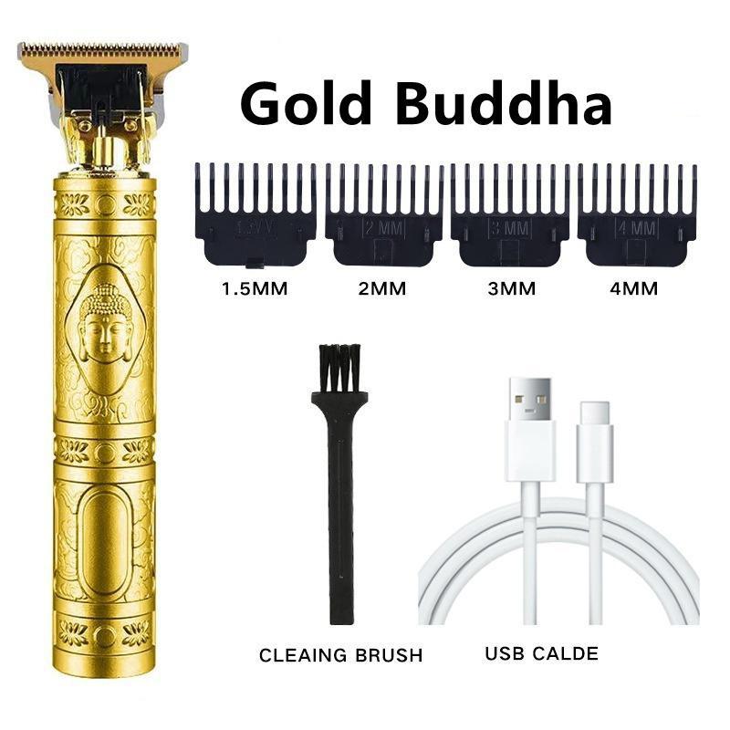 Hair Clipper USB Electric Cordless Hair Clipper Barber Rechargeable Waterproof Professional Electric Hair Trimmer Shaver Trimmer